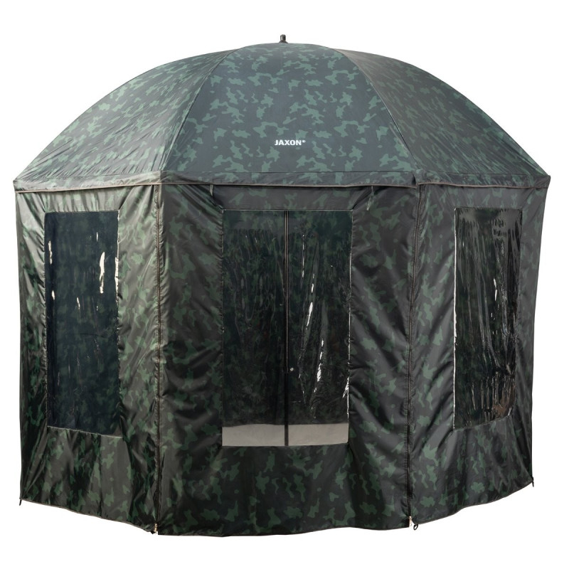 Parasol Jaxon wędkarski z pełną osłoną Variant Camou 290cm