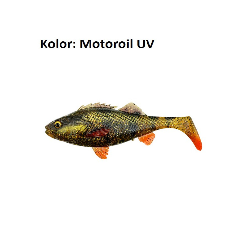 Przynęta Savage Gear 4D Perch Shad 20cm motoroil UV Przynęta Savage Gear 4D Perch Shad 20cm motoroil UV