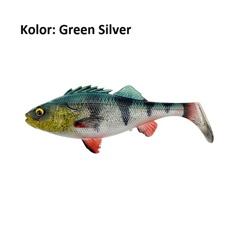 Przynęta Savage Gear 4D Perch Shad 20cm Green Silver Przynęta Savage Gear 4D Perch Shad 20cm Green Silver