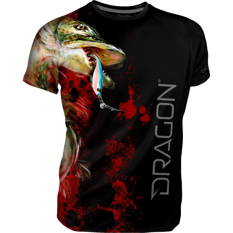 T-shirt Dragon Szczupak - Czarny roz. S