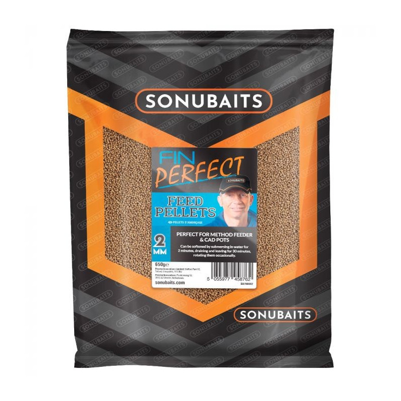 Pellet Sonubaits Fin Perfect Feed 650g - 2mm