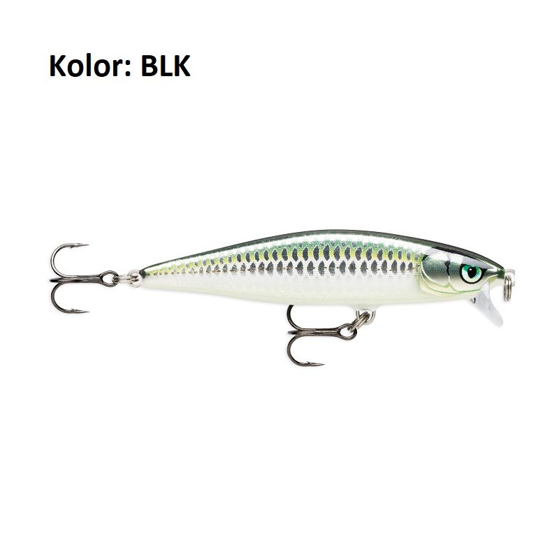 Wobler Rapala Flat Rap 8cm BLK Wobler Rapala Flat Rap 8cm BLK