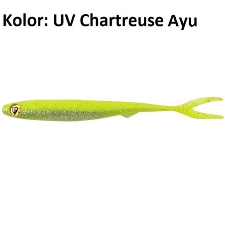 Przynęta FoxRage gumowa Slick Finesse 9 cm UV Chartreuse Ayu