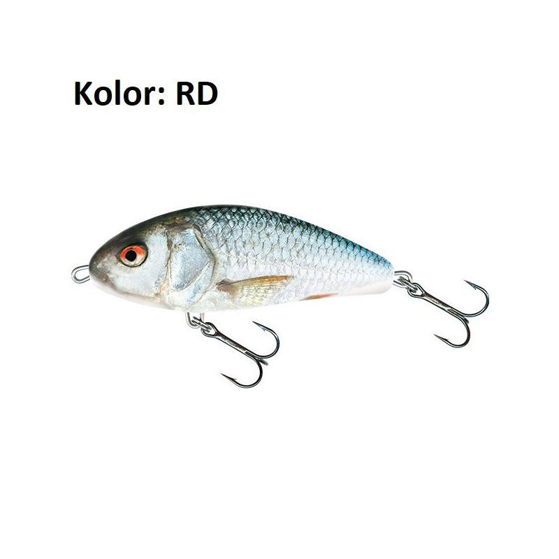 Wobler Salmo Fatso F10S 10cm RD Wobler Salmo Fatso F10S 10cm RD