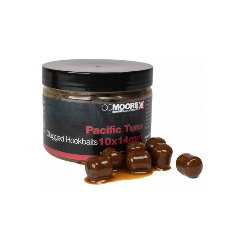 Kulki proteinowe CC Moore w zalewie Glugged Hookbaits 10x14mm - Pacific Tuna Kulki proteinowe CC Moore w zalewie Glugged Hookbaits 10x14mm - Pacific Tuna