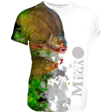 Koszulka z krótkim rękawem Dragon LESZCZ / LIN - Biała roz. 3xl