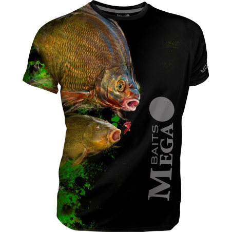 Koszulka z krótkim rękawem Dragon LESZCZ / LIN - Czarna roz. 3xl