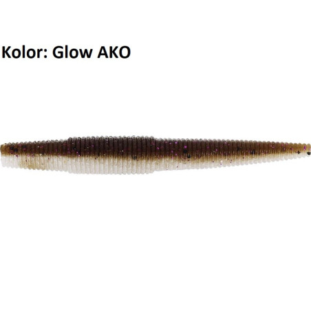 Przynęta Westin Ned Worm 7 cm Glow Ako