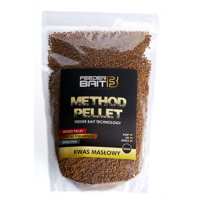 Pellet Feeder Bait Method 800g - 2mm kwas masłowy Pellet Feeder Bait Method 800g - 2mm kwas masłowy
