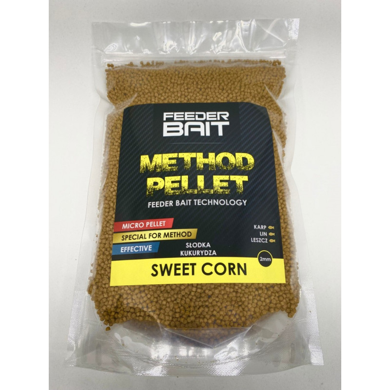 Pellet Feeder Bait Method 800g - 2mm Słodka kukurydza Pellet Feeder Bait Method 800g - 2mm Słodka kukurydza