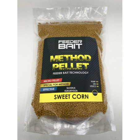 Pellet Feeder Bait Method 800g - 2mm Słodka kukurydza Pellet Feeder Bait Method 800g - 2mm Słodka kukurydza