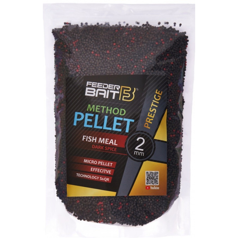 Micro Pellet Prestige Fish Meal 800g / Ciemny Ostry Feeder Bait Micro Pellet Prestige Fish Meal 800g / Ciemny Ostry Feeder Bait
