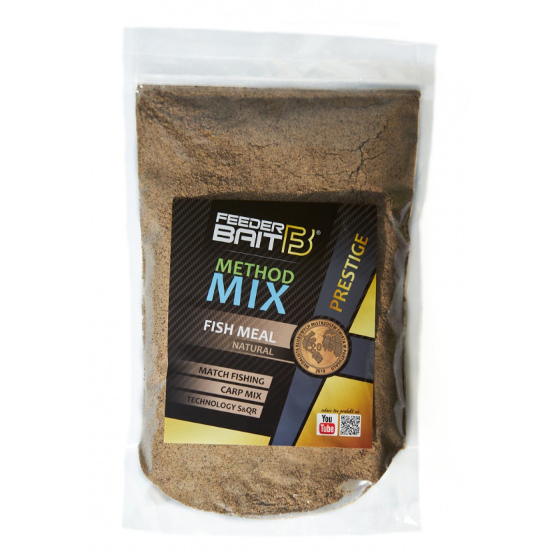 Method Mix Prestige Fish Meal 800g Naturalny Feeder Bait Method Mix Prestige Fish Meal 800g Naturalny Feeder Bait