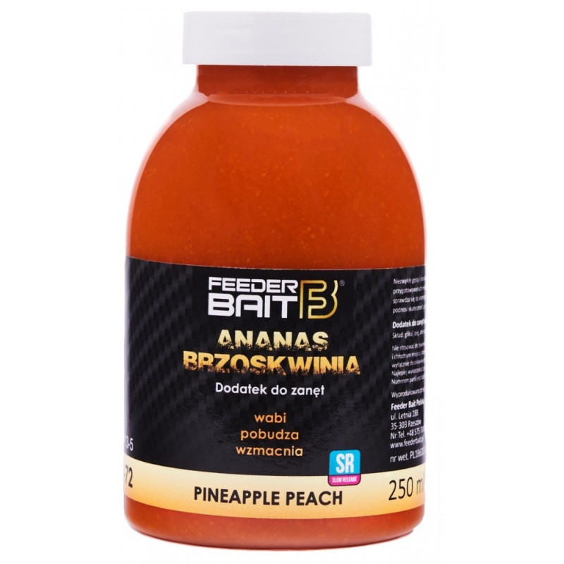 Zalewa Feeder Bait - dodatek do zanęt 250 ml / R72 - Brzoskwinia & Ananas Zalewa Feeder Bait - dodatek do zanęt 250 ml / R72 - Brzoskwinia & Ananas