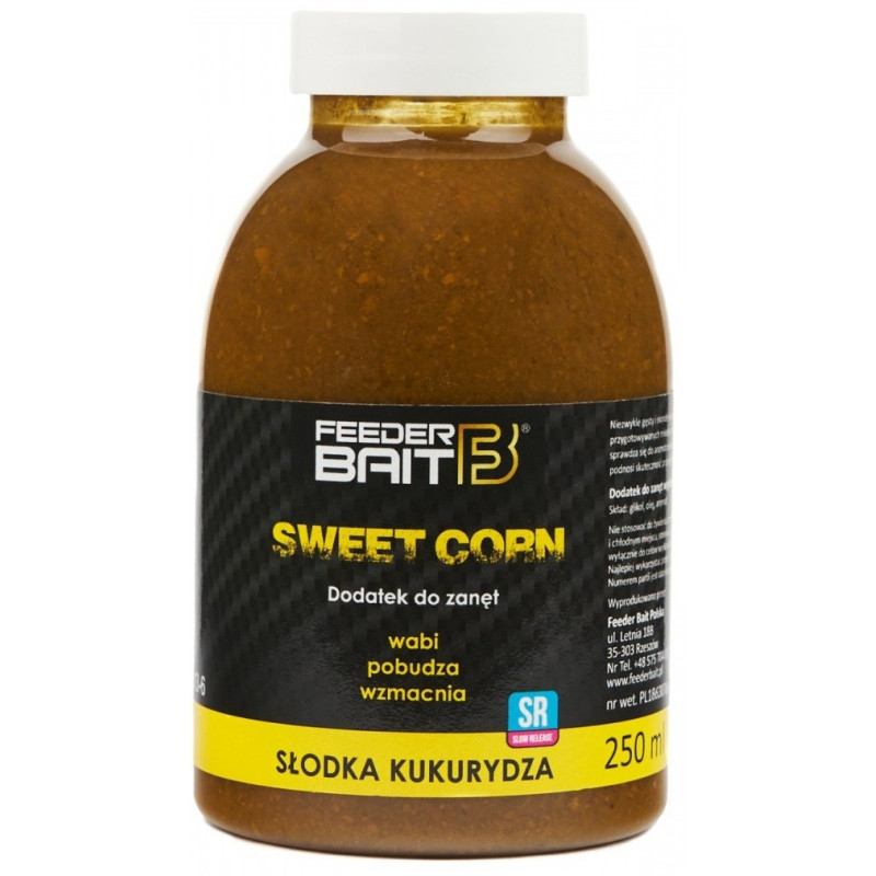 Zalewa Feeder Bait dodatek do zanęt 250ml - Słodka kukurydza Zalewa Feeder Bait dodatek do zanęt 250ml - Słodka kukurydza