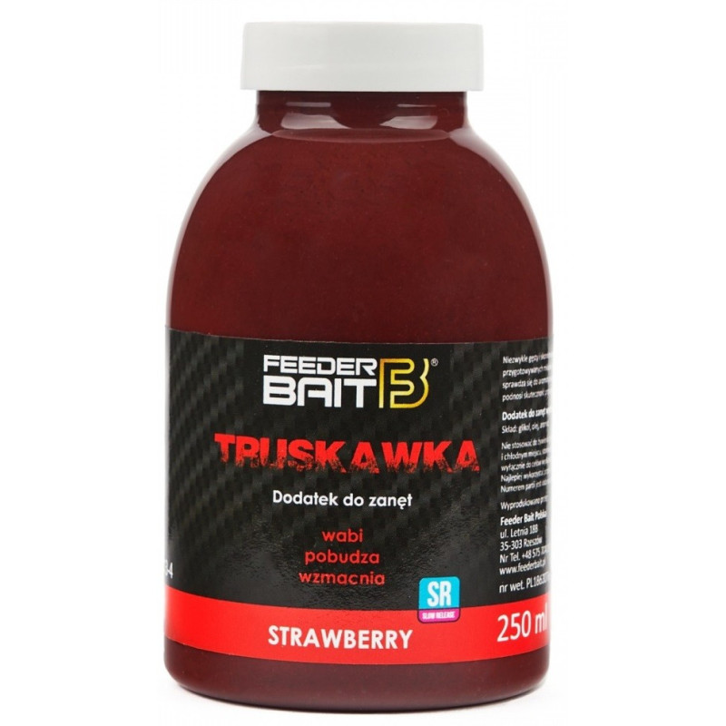 Zalewa Feeder Bait - dodatek do zanęt 250 ml / Truskawka Zalewa Feeder Bait - dodatek do zanęt 250 ml / Truskawka