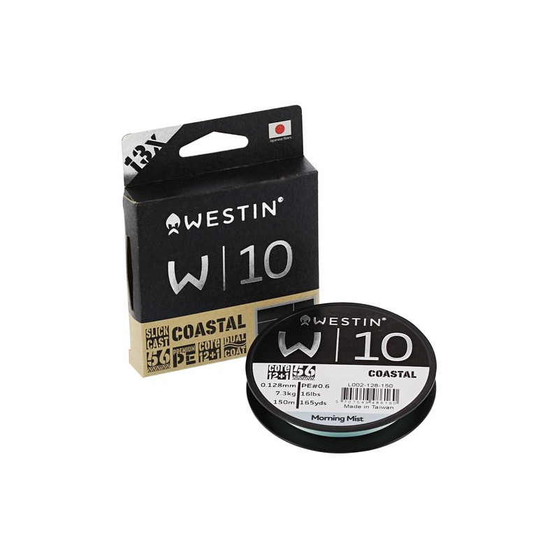 Plecionka Westin W10 X13 Braid Coastal Morning Mist 150m 0,128mm Plecionka Westin W10 X13 Braid Coastal Morning Mist 150m 0,128mm