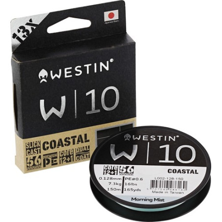 Plecionka Westin W10 X13 Braid Coastal Morning Mist 150m 0,148mm Plecionka Westin W10 X13 Braid Coastal Morning Mist 150m 0,148mm