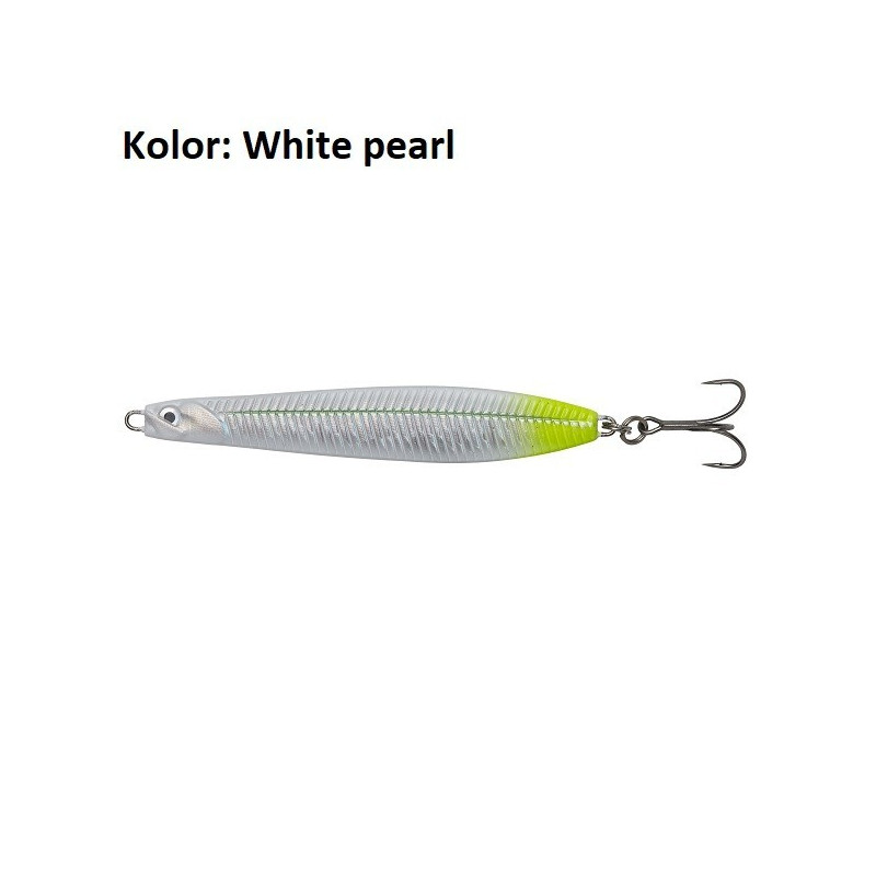 Przynęta Savage Gear morska Surf Seeker 10,5cm 35g white pearl Przynęta Savage Gear morska Surf Seeker 10,5cm 35g white pearl