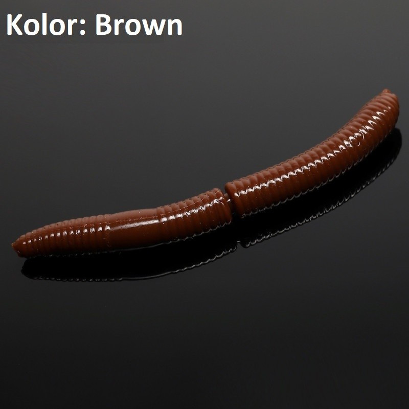 Przynęta Libra Lures Fatty D'Worm 7,5cm brown Przynęta Libra Lures Fatty D'Worm 7,5cm brown