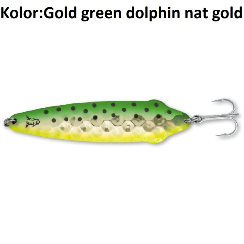 Błystka Rhino Freddi Flutter 20g roz.XL Gold green dolphin nat gold Błystka Rhino Freddi Flutter 20g roz.XL Gold green dolphin nat gold
