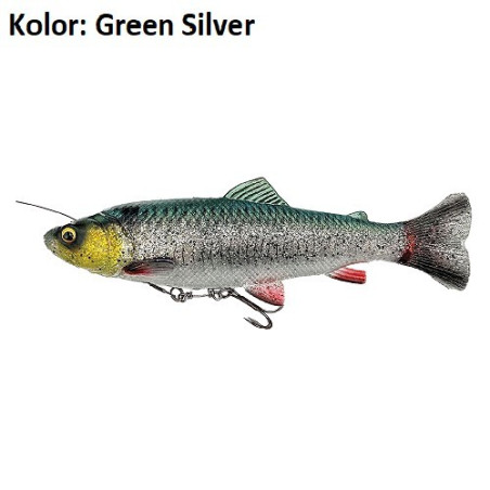 Przynęta Savage Gear 4D Line Thru Pulse Tail Trout 16 cm Edycja Limitowana Green Silver Przynęta Savage Gear 4D Line Thru Pulse Tail Trout 16 cm Edycja Limitowana Green Silver
