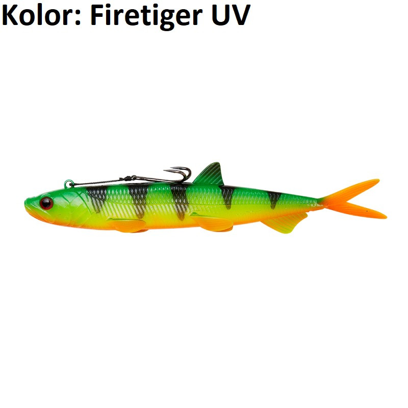Guma Madcat Pelagic Cat Lure 21 cm firetiger uv Guma Madcat Pelagic Cat Lure 21 cm firetiger uv