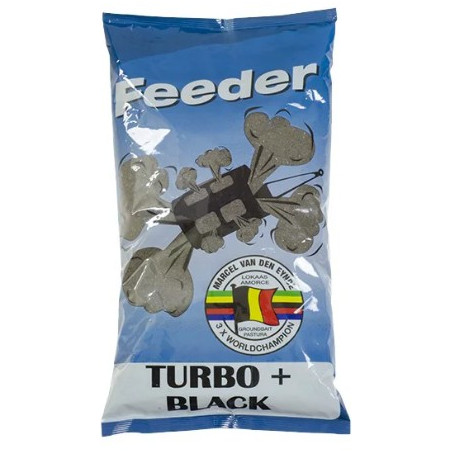 Zanęta Marcel Van Den Eynde 1kg - Feeder Turbo+ Black Zanęta Marcel Van Den Eynde 1kg - Feeder Turbo+ Black