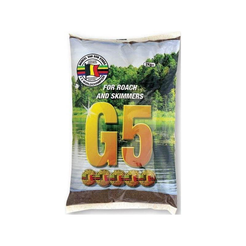 Zanęta Marcel Van Den Eynde 2kg - G5 czarna Zanęta Marcel Van Den Eynde 2kg - G5 czarna