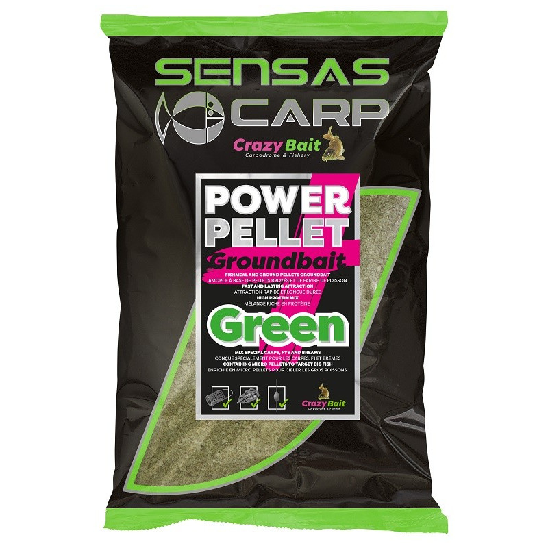 Zanęta Sensas UK Power Pellet Plus 2kg Zanęta Sensas UK Power Pellet Plus 2kg