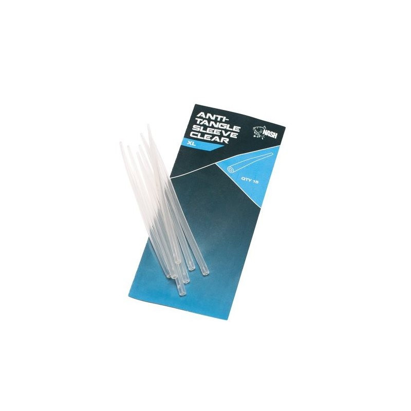 Rurki XL Anti Tangle Sleeves clear NASH Rurki XL Anti Tangle Sleeves clear NASH