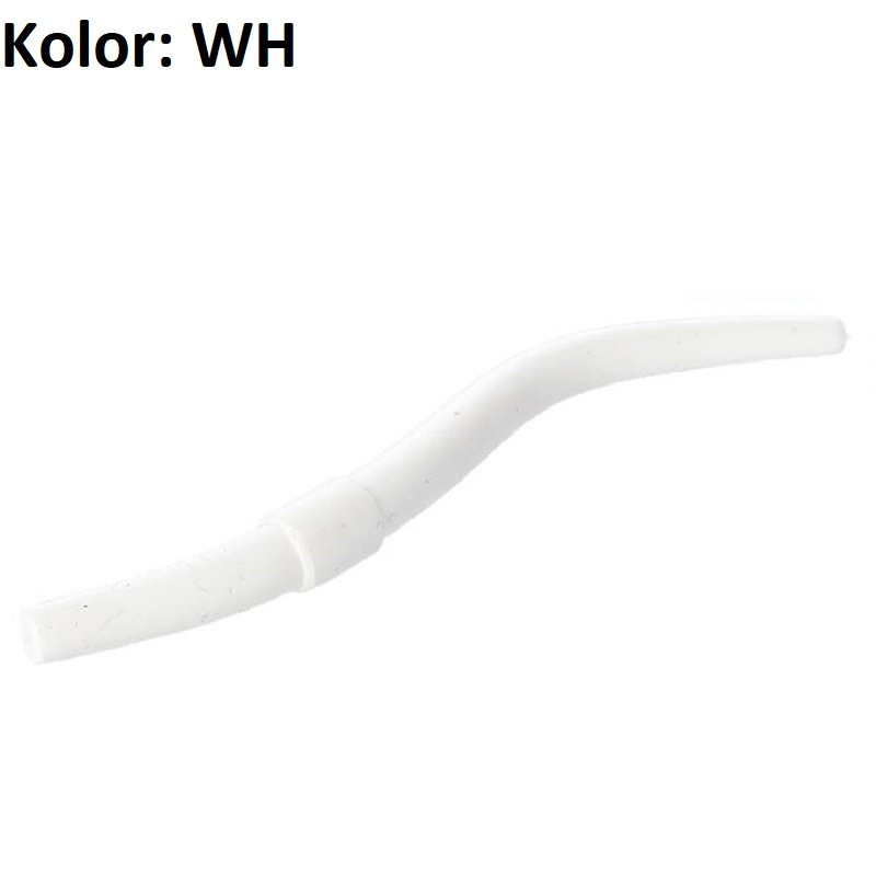 Przynęta Mikado M-Area Long Worm 7cm WH Przynęta Mikado M-Area Long Worm 7cm WH