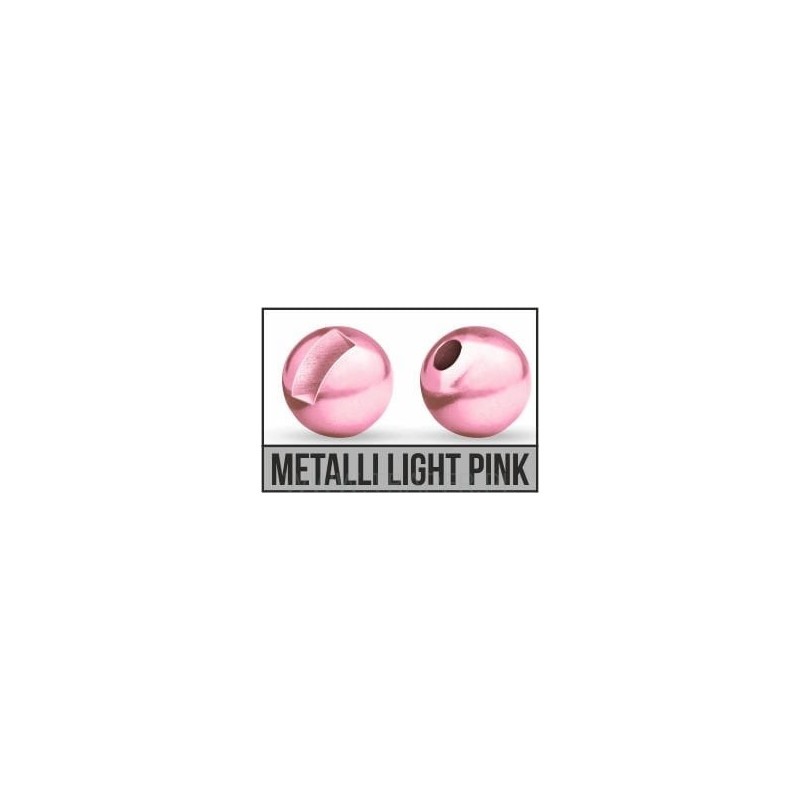 Główki wolframowe Slotted Metallic Light Pink Traper Główki wolframowe Slotted Metallic Light Pink Traper