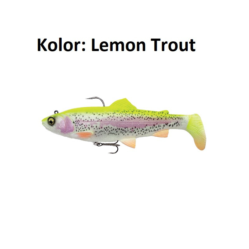Przynęta Savage Gear 4D Trout Rattle Shad 17 cm Lemon Trout