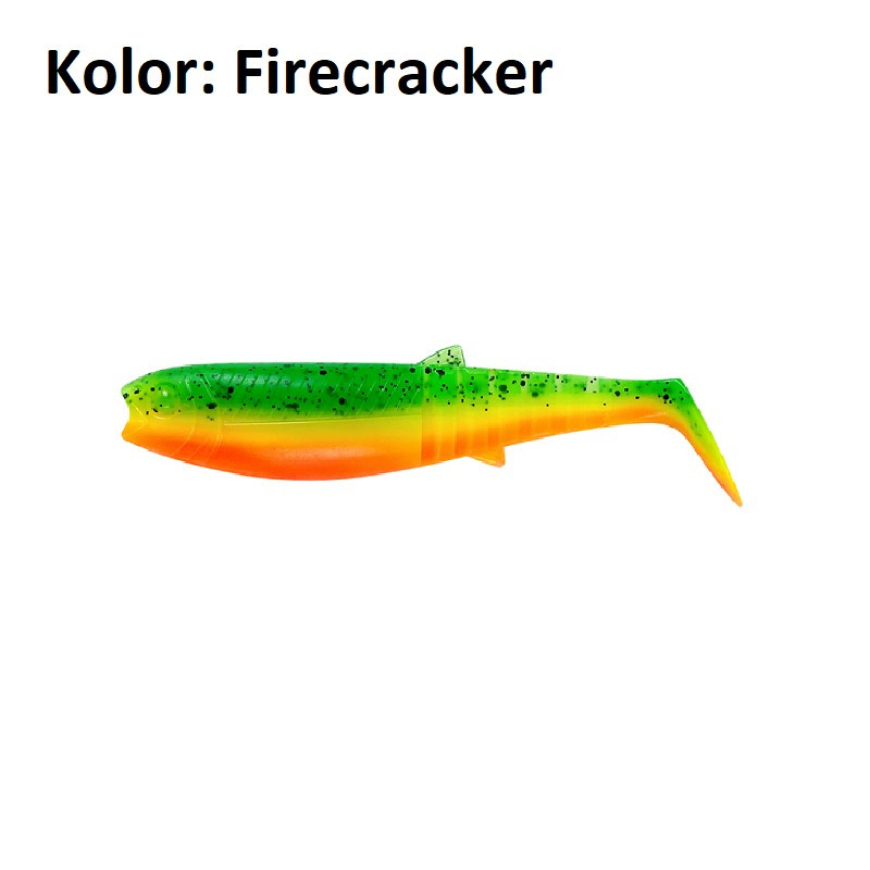 Przynęta Savage Gear Cannibal Shad 10 cm Firecracker