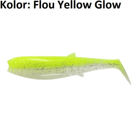 Przynęta Savage Gear Cannibal Shad 12,5 cm FLOU YELLOW GLOW Przynęta Savage Gear Cannibal Shad 12,5 cm FLOU YELLOW GLOW