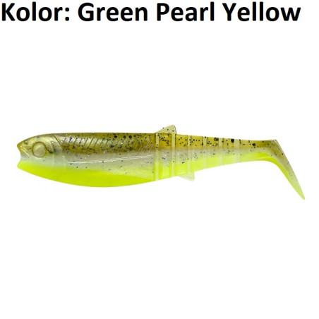 Przynęta Savage Gear Cannibal Shad 12,5 cm Green Pearl Yellow Przynęta Savage Gear Cannibal Shad 12,5 cm Green Pearl Yellow