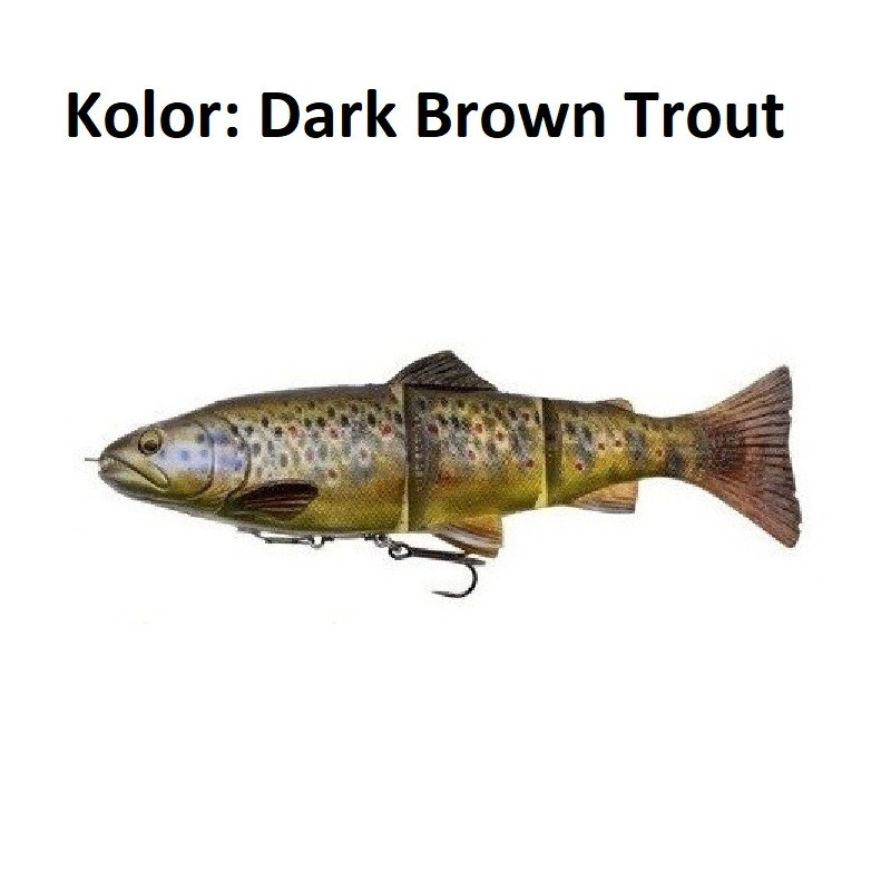 Przynęta Savage Gear 4D Line Thru Trout 20cm dark brown trout Przynęta Savage Gear 4D Line Thru Trout 20cm dark brown trout