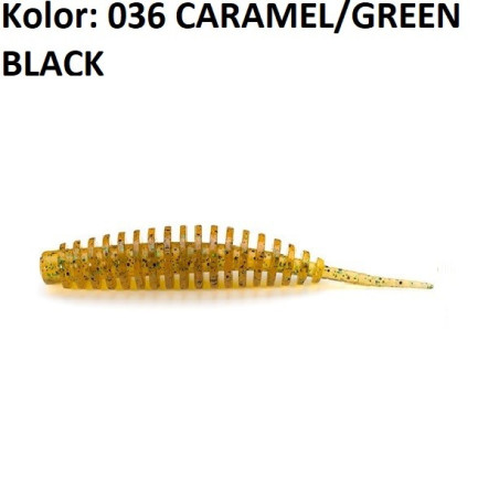 Przynęta Fishup Tanta 2" 5cm 036 CARAMEL/GREEN BLACK