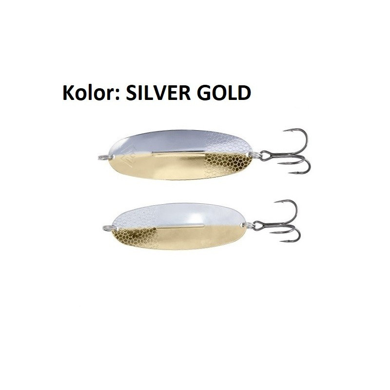 Błystka wahadłowa Mikado - Shallow Killer 10g SILVER GOLD Błystka wahadłowa Mikado - Shallow Killer 10g SILVER GOLD
