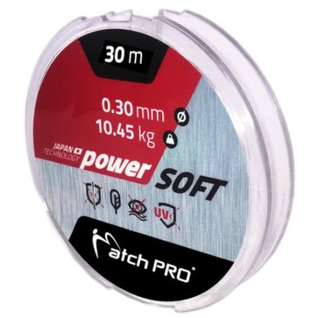 Żyłka przyponowa Match Pro Team Power Soft 30m / 0,12mm