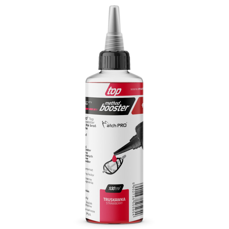 Booster Match Pro Top Method Booster 100ml - Truskawka Booster Match Pro Top Method Booster 100ml - Truskawka
