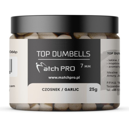 Przynęta Match Pro Top Dumbells Sinking 25g - czosnek Przynęta Match Pro Top Dumbells Sinking 25g - czosnek