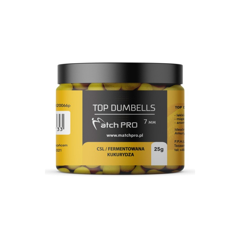 Przynęta Match Pro Top Dumbells Sinking 25g - CSL Fermentowana Kukurydza Przynęta Match Pro Top Dumbells Sinking 25g - CSL Fermentowana Kukurydza