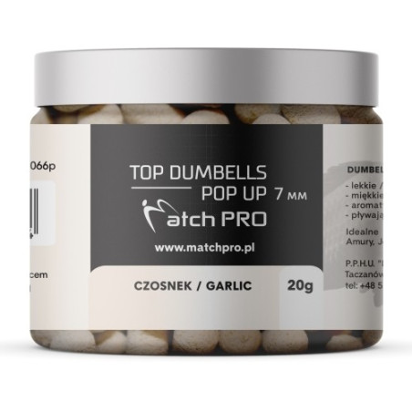 Przynęta Match Pro Top Dumbells Pop-Up 20g - czosnek