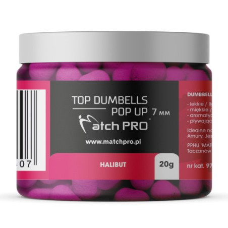 Przynęta Match Pro Top Dumbells Pop-Up 20g - Halibut Przynęta Match Pro Top Dumbells Pop-Up 20g - Halibut