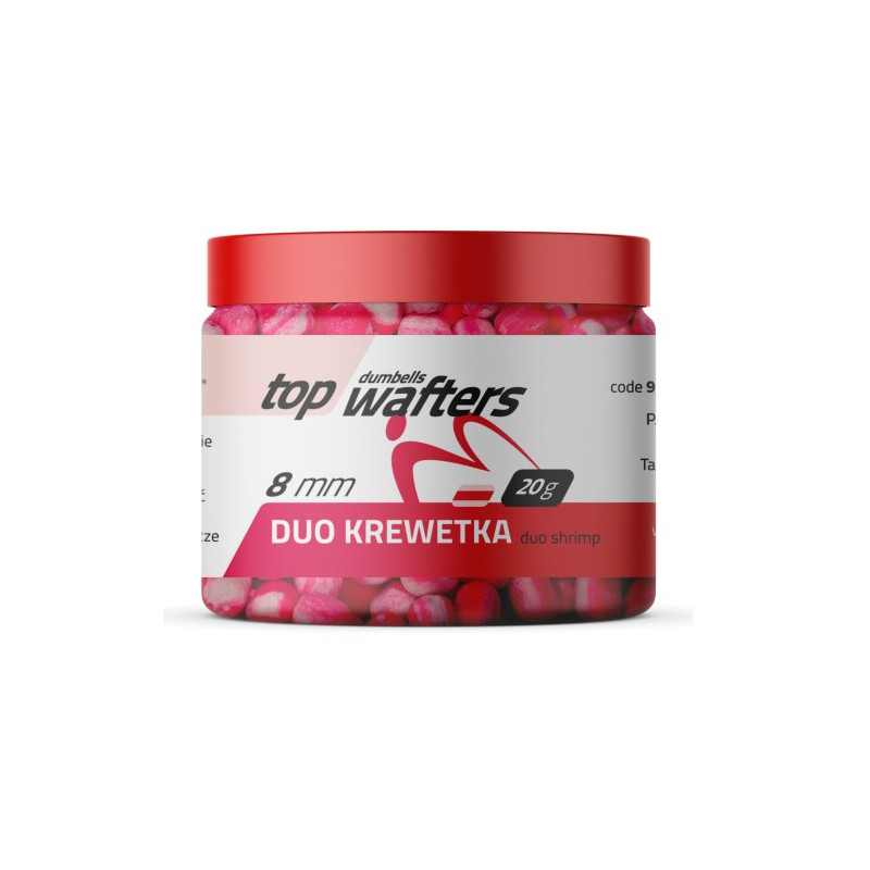 Przynęta Match Pro Top Dumbells Wafters 8 mm 20g / krewetka Przynęta Match Pro Top Dumbells Wafters 8 mm 20g / krewetka
