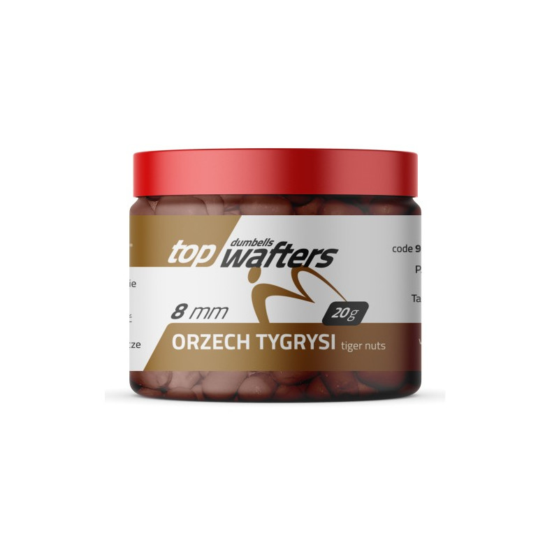 Przynęta Match Pro Top Dumbells Wafters 20g - 8mm Orzech tygrysi Przynęta Match Pro Top Dumbells Wafters 20g - 8mm Orzech tygrysi