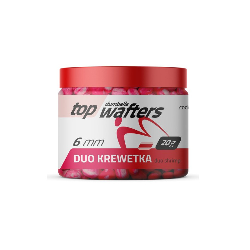 Przynęta Match Pro Top Dumbells Wafters 20g - 6mm duo krewetka Przynęta Match Pro Top Dumbells Wafters 20g - 6mm duo krewetka