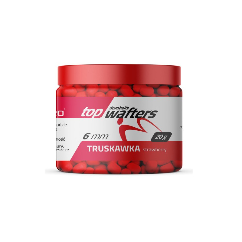 Przynęta Match Pro Top Dumbells Wafters 20g - 6mm Truskawka